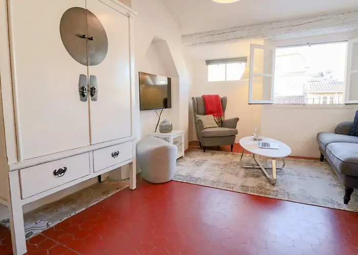 Clt - Unique Duplex & Terrace On The Provencal Market 昂蒂布