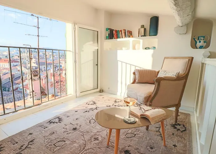 公寓 Clt - Unique Duplex & Terrace On The Provencal Market *